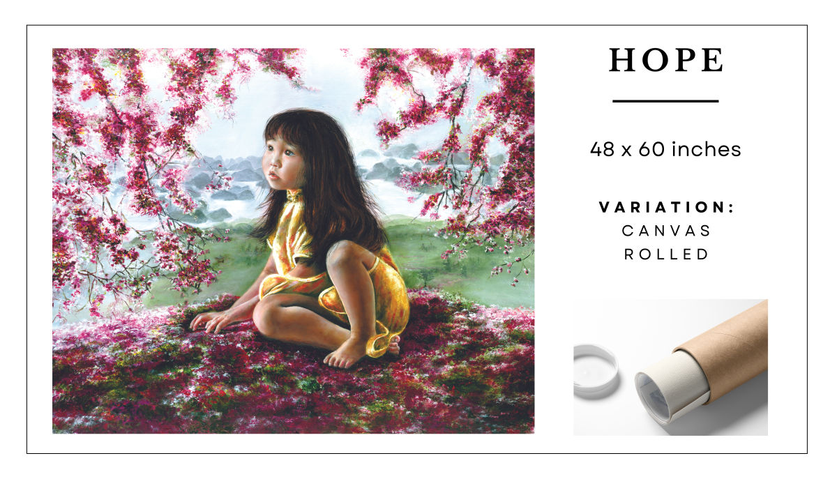 hope 48x60 canvas rolled | Official Akiane Gallery