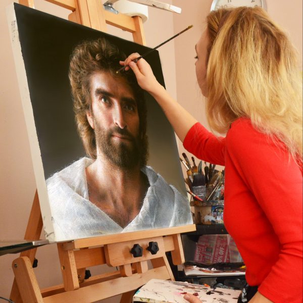 Akiane Painting Jesus | Official Akiane Gallery