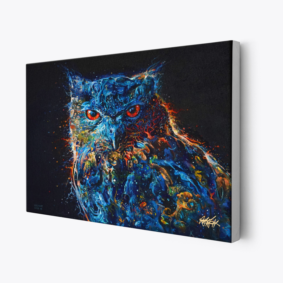 The Owl (Painting) | 11x14 Limited Edition Canvas