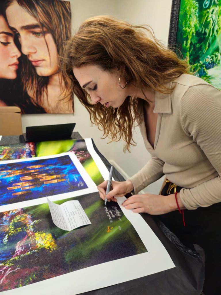 Limited Edition Hand Embellished Prints