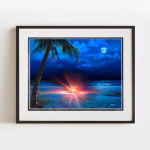 9x12 inch Matted & Framed Paper